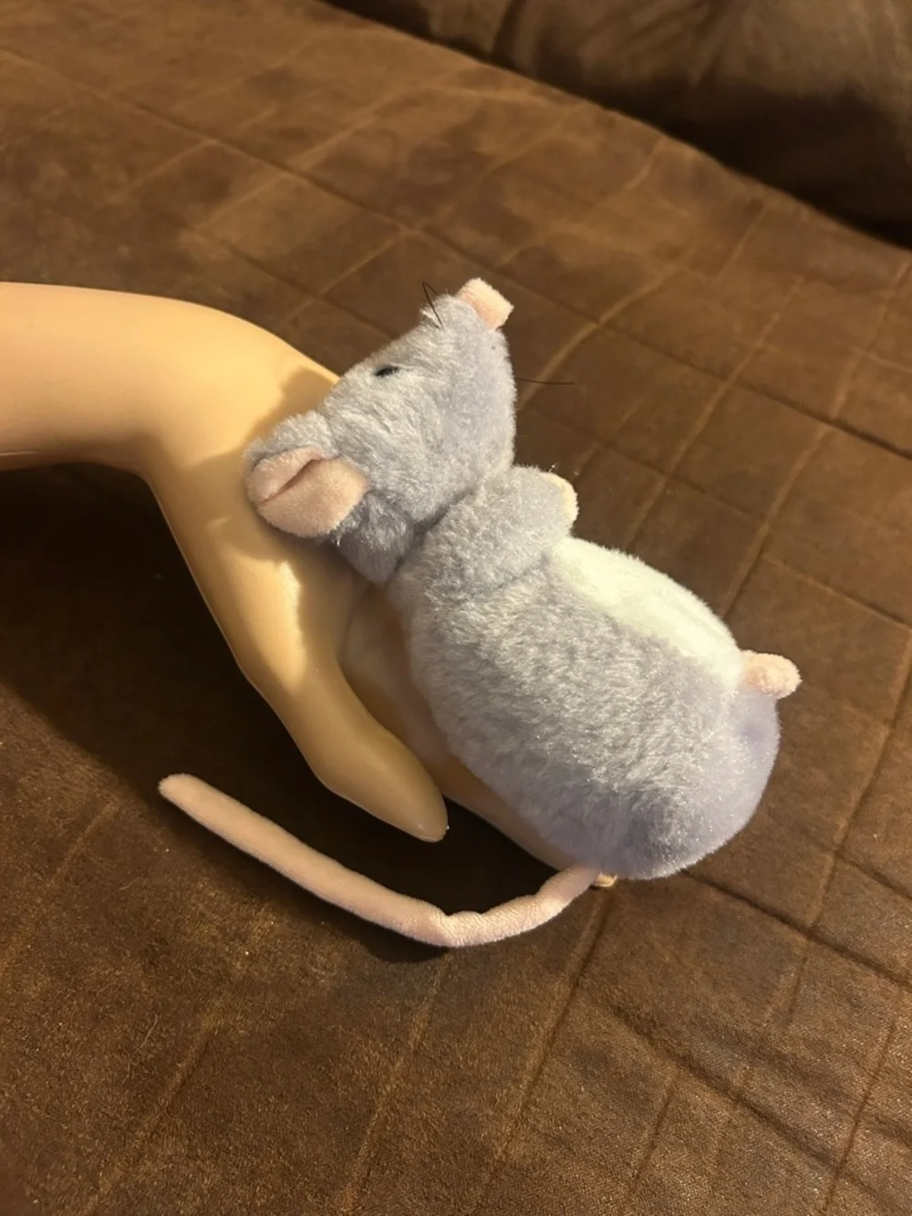 Purple Plush Bunny Small Pet Toy - Soft Chew-Friendly Playmate